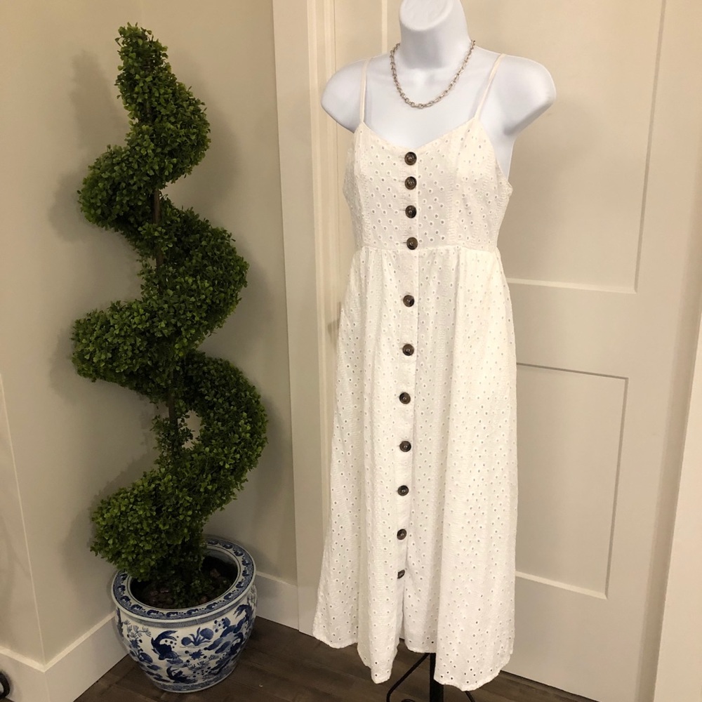White Maxi/Midi Dress
